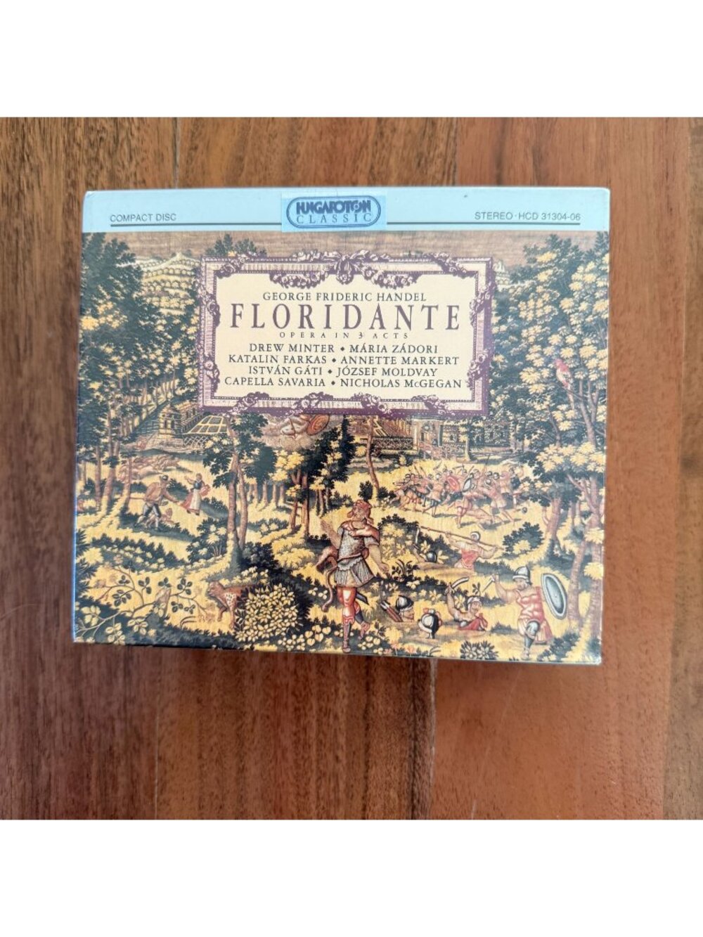 Handel FLORIDANTE Opera 3 CD Box Set Nicholas McGegan Hungaroton  NEW SEALED